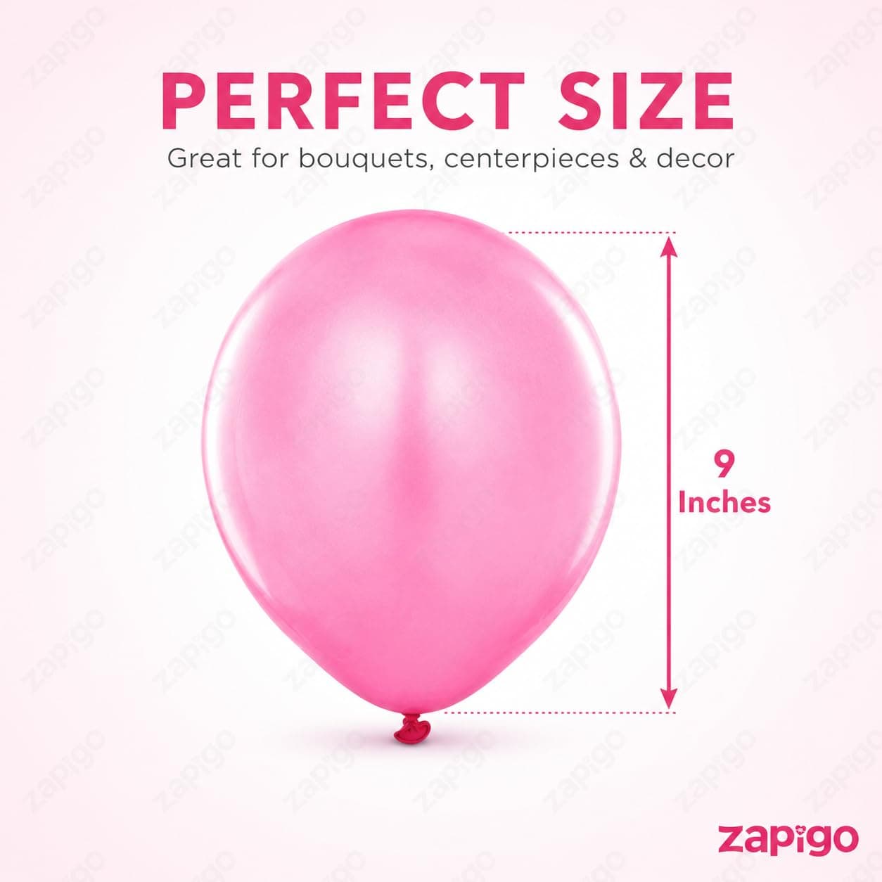 Balloonistics 50-Pack Pastel Pink Latex Balloons – Soft Glossy Finish Balloons for Girls Birthday, Baby Shower, Bridal Shower & Pink Party Decoration thumbnail 3