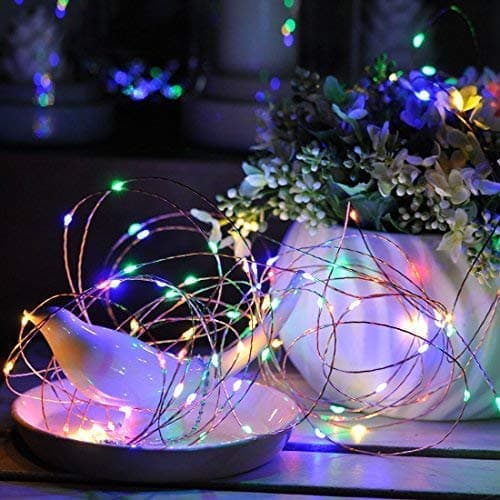 Balloonistics Battery Powered Copper Wire LED String Lights – 3M Fairy Lights for Bedroom, Diwali, Christmas & Party Decoration (Multicolour, Pack of 1) thumbnail 3