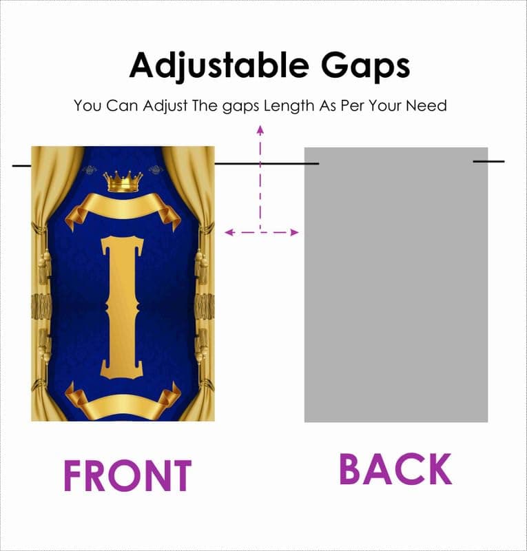 Balloonistics Prince Theme Happy Birthday Banne Birthday Decorations for Boys Premium Cardstock Backdrop for Kids Party (Happy Birthday Banner) thumbnail 6