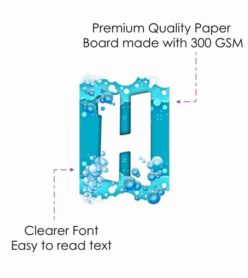 Balloonistics Bubble Theme Happy Birthday Banner - "Pop" Celebration Bunting - Premium Cardstock Iridescent Bubbles & Blue Sky Birthday Decoration with Ribbons, Whimsical Bubbles Party Backdrop (Happy Birthday Banner) thumbnail 5