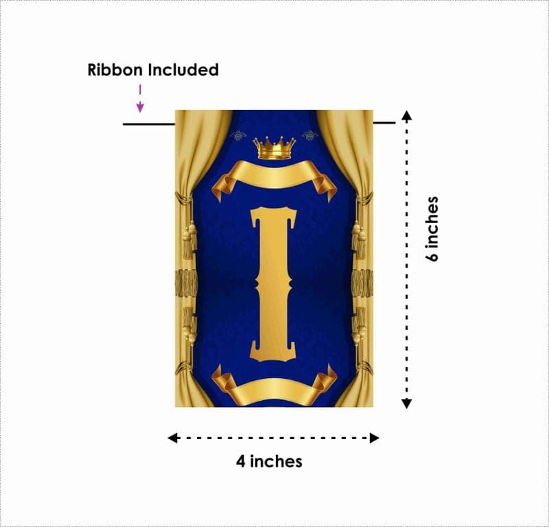 Balloonistics Prince Theme Happy Birthday Banne Birthday Decorations for Boys Premium Cardstock Backdrop for Kids Party (Happy Birthday Banner) thumbnail 4