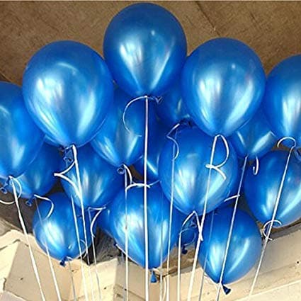 Balloonistics Icy Winter Blue Latex Balloons – Premium Quality Party Balloons for Winter Wonderland & Princess Theme Celebrations (Pack of 50) thumbnail 4