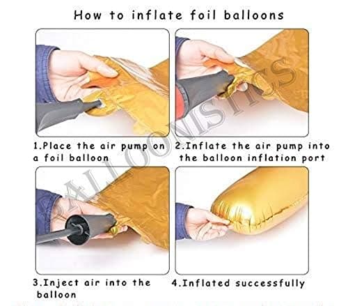 Balloonistics Cheers to Fifty Foil Balloon Combo – “Cheers to 50” & Number 50 Foil Balloon Set for 50th Birthday & Golden Anniversary Party Decorations thumbnail 7