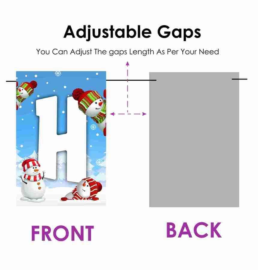 Balloonistics Snowman Happy Birthday Banner - Premium Cardstock Winter Wonderland Bunting - Frosty Theme Party Decorations, Kids Seasonal Birthday Backdrop, Snow Theme Indoor & Outdoor Hanging Sign (Happy Birthday Banner) thumbnail 4
