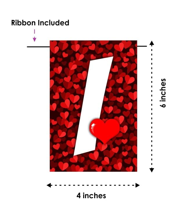 Balloonistics I Love U Banner - Red Glitter Heart Cardstock Bunting - Romantic Anniversary, Proposal & Valentine’s Day Decorations, "I Love You" Love-Themed Backdrop thumbnail 6