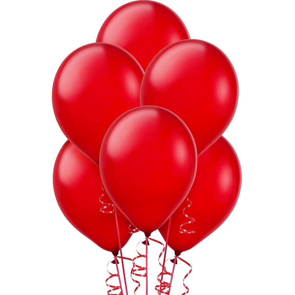 Balloonistics 50-Pack Metallic HD Red & White Latex Balloons – Shiny Combo Balloons for Birthday, Valentine’s Day, Christmas & Bold Party Decoration thumbnail 5