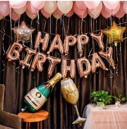 Balloonistics Champagne Wine Glass & Bottle Foil Balloon Set | 36 Inch | Party, Anniversary & New Year Decoration thumbnail 6