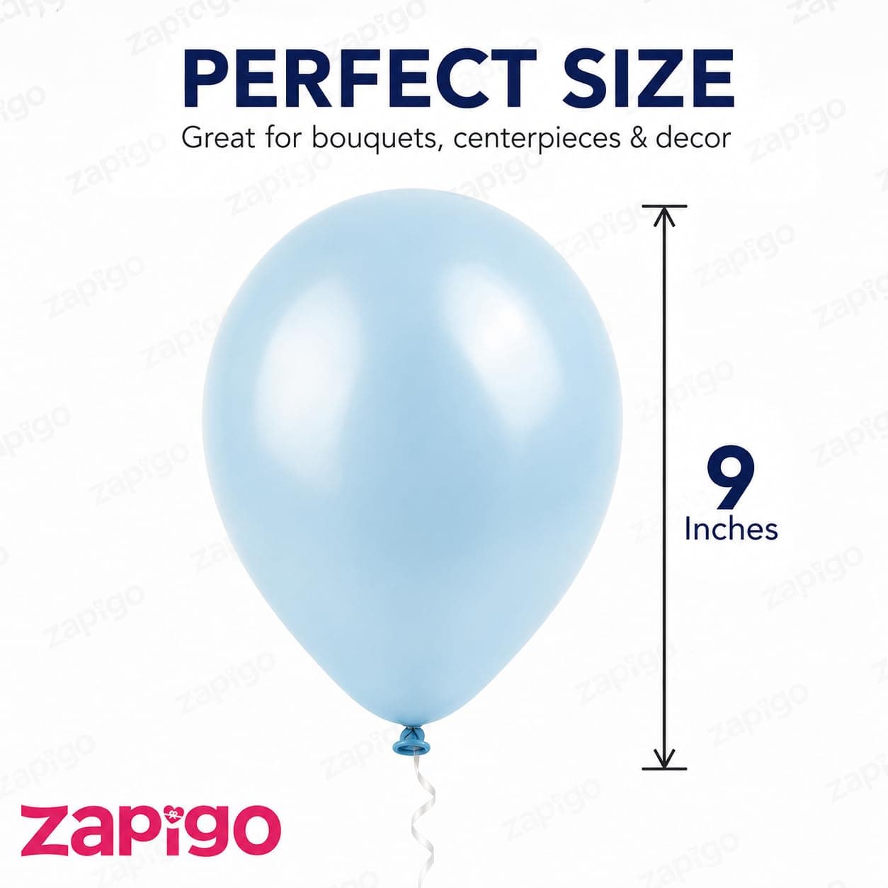 Balloonistics 10 Inch (Pack Of 50) Balloons for Birthday Decoration, Decoration for Weddings, Engagement, Baby Shower, 1st Birthday, Anniversary Party, Birthday Party supplies (Light Blue) thumbnail 3
