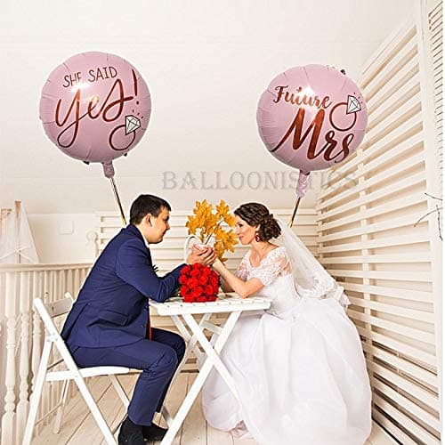 Balloonistics Engagement Latex Balloon – Multicolour Novelty Balloon for Engagement & Proposal Celebrations thumbnail 3