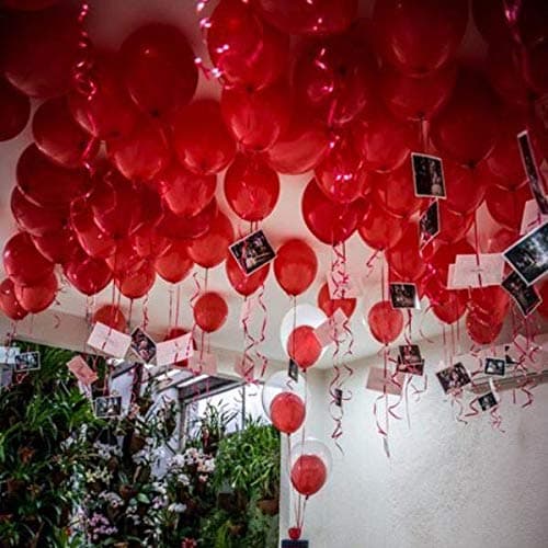 Balloonistics 25-Pack Red Latex Balloons – Solid Colour Balloons for Birthday, Valentine’s Day, Christmas & Vibrant Party Decoration thumbnail 2