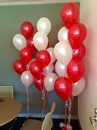Balloonistics 25-Pack Red Latex Balloons – Solid Colour Balloons for Birthday, Valentine’s Day, Christmas & Vibrant Party Decoration thumbnail 3