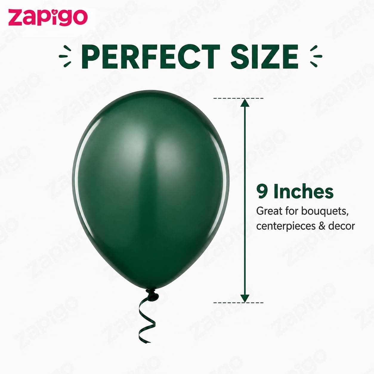 Balloonistics 25-Pack Dark Green Latex Balloons – Solid Colour Balloons for Jungle Theme, Christmas, Garden Party & Birthday Decoration thumbnail 3