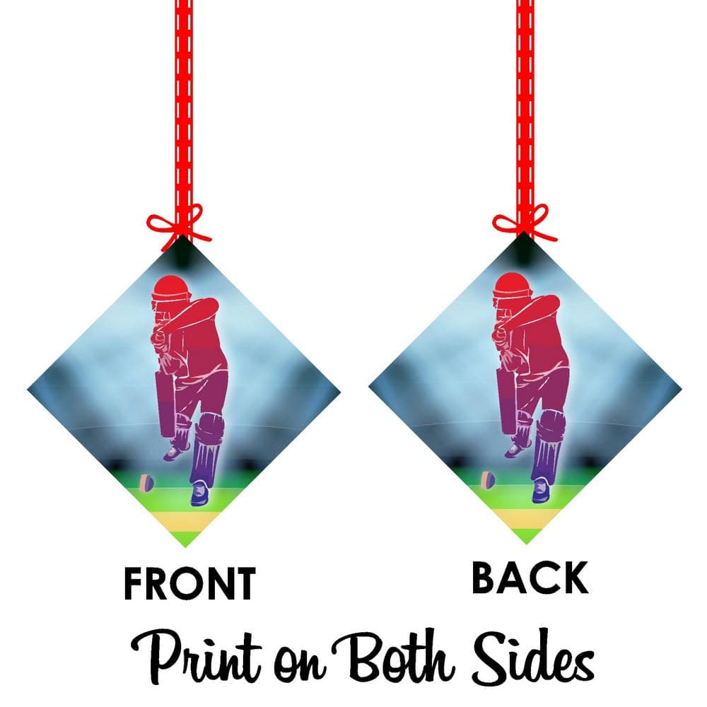 Balloonistics Cricket Theme Hanging Decorations Double-Sided Cardstock Party Hangings with Ribbons Sporty Cricket Party Supplies for Birthday (Hangings - Pack of 12) thumbnail 8