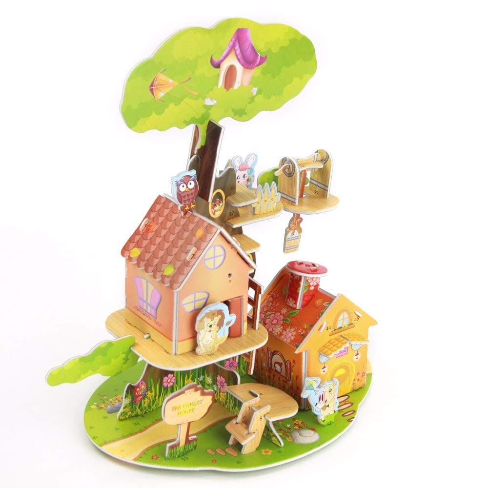 Balloonistics 3D Jungle Hut and Animals Making Puzzle Game for Kids/Children- Learning & Development Return Gift thumbnail 3