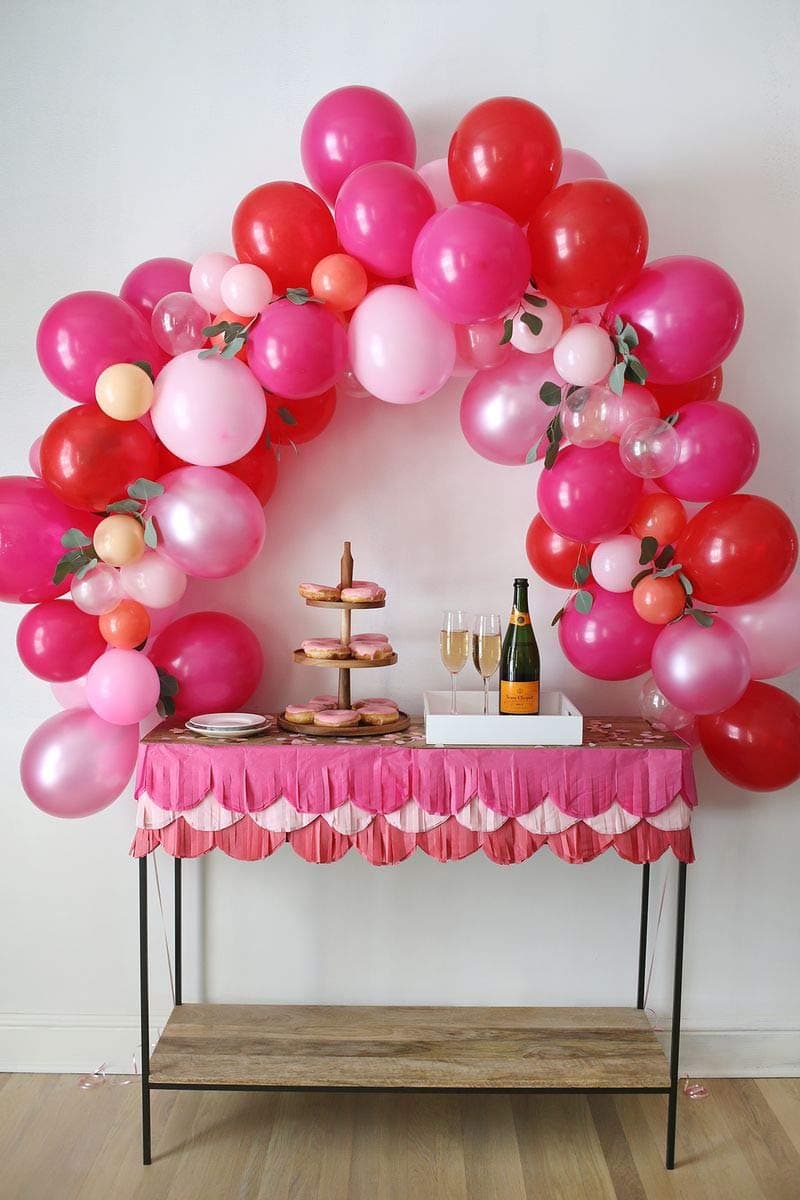 Balloonistics 50-Pack Metallic HD Red & Pink Latex Balloons – Shiny Combo Balloons for Valentine’s Day, Baby Shower, Girls Birthday & Romantic Party Decoration thumbnail 3