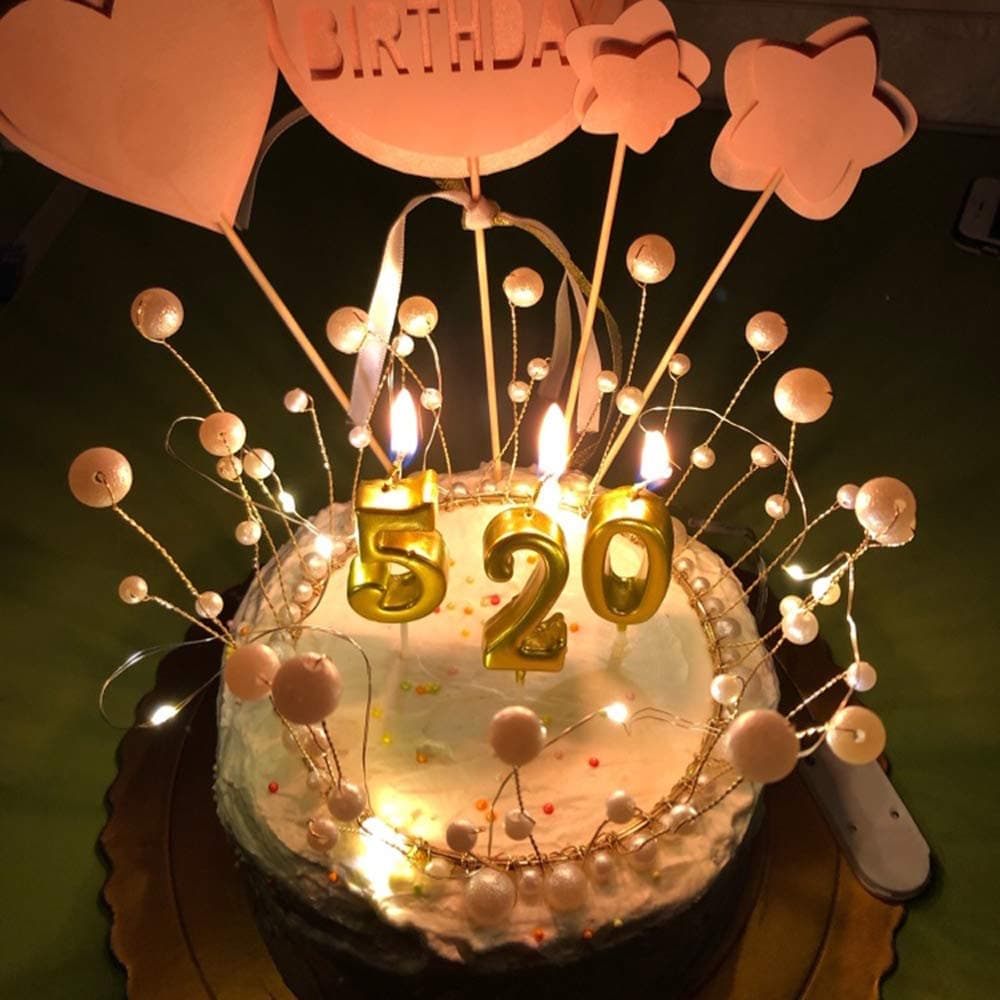 Balloonistics Gold Number 5 Birthday Candle – Metallic Gold Five Numeral Cake Candle for 5th Birthday, 50th Milestone & Custom Age Celebration thumbnail 8