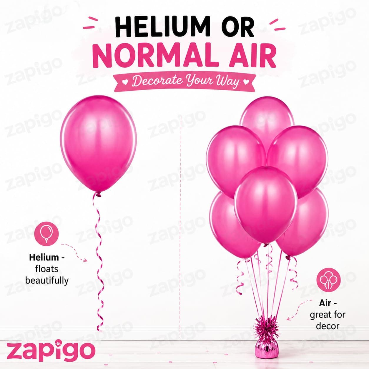 Balloonistics Pink Metallic Latex Balloons – Party Balloons for Birthday & Celebration Decorations thumbnail 4