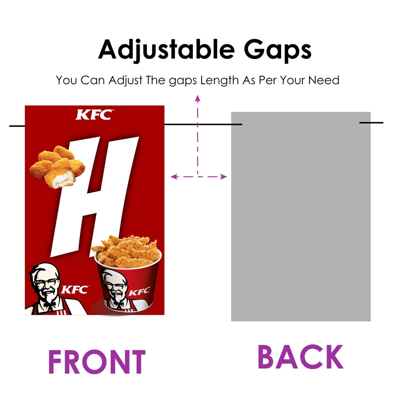 Balloonistics Fried Chicken Theme Happy Birthday Banner - Finger Lickin' Good Cardstock Bunting for Fast Food Lovers - Bucket & Wings Party Decorations, Fried Chicken Soul Food Backdrop thumbnail 5