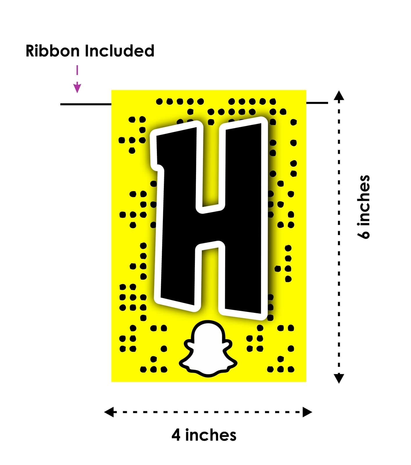 Balloonistics Snapchat Theme Happy Birthday Banner – Vibrant Yellow & White Social Media Bunting – Premium Cardstock Party Decorations for Teens & Adults thumbnail 5