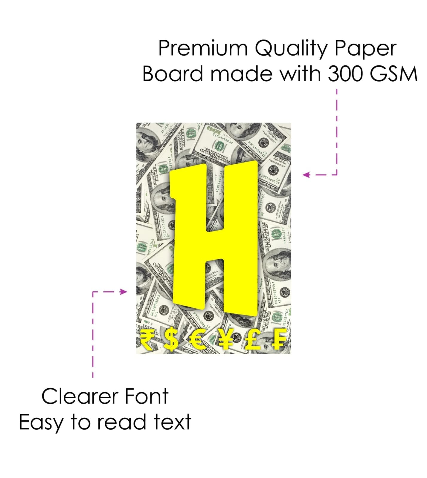 Balloonistics Money Theme Happy Birthday Banner - Cash, Currency & "Making Bank" Cardstock Bunting for All Ages - Casino, Millionaire & Wealth Themed Party Decorations, Rich Vibes Backdrop thumbnail 4
