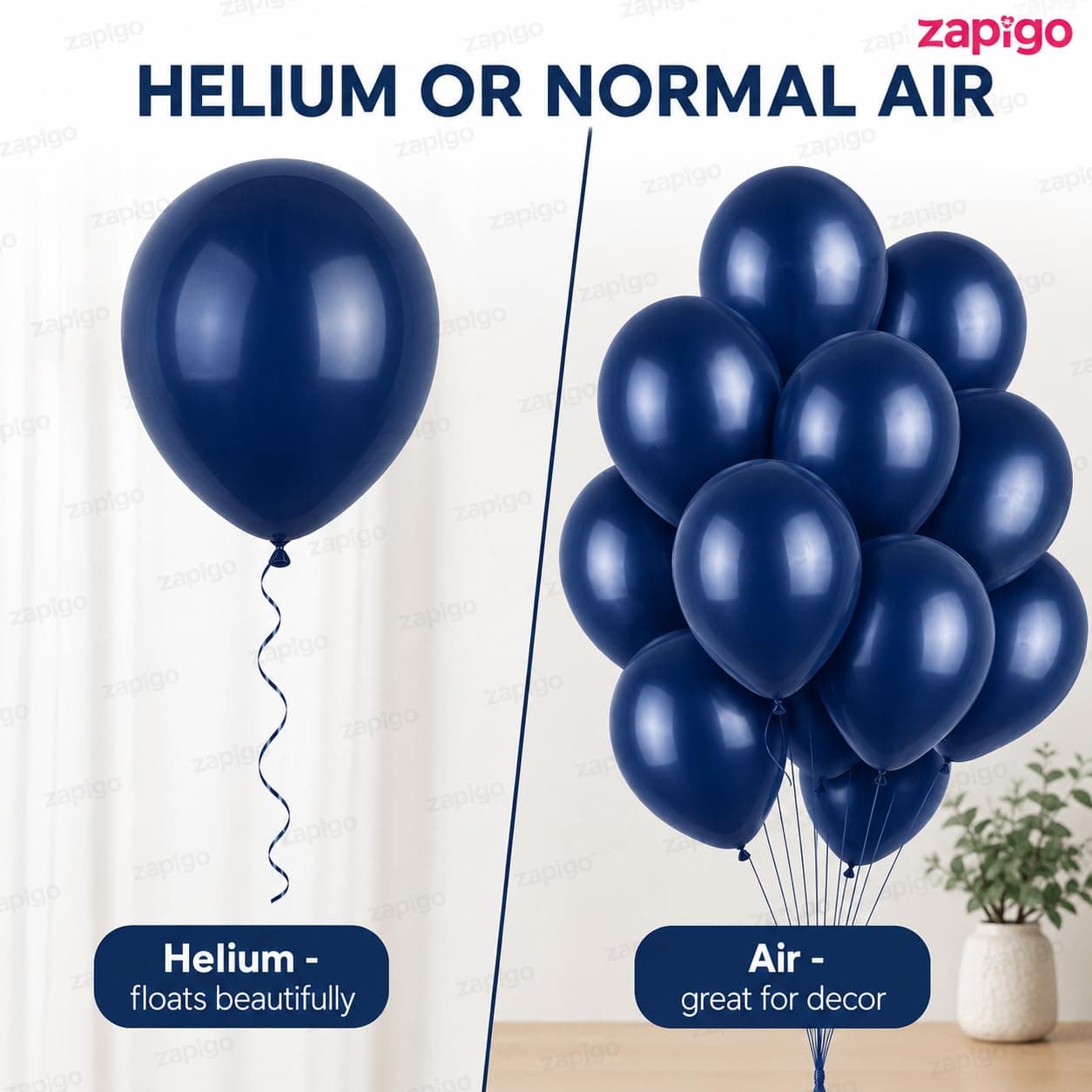 Balloonistics 25-Pack Dark Blue Latex Balloons – Solid Colour Balloons for Boys Birthday, Graduation, Ocean Theme & Party Decoration thumbnail 4