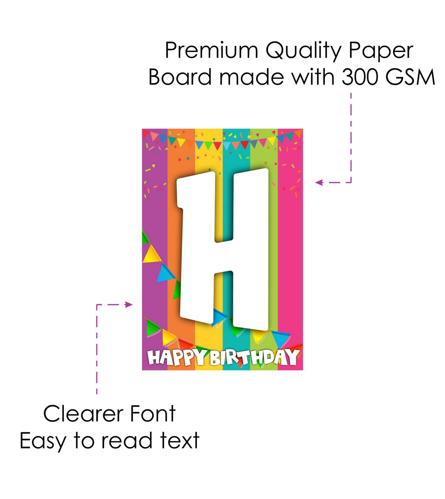 Balloonistics HBD Dancer Happy Birthday Banner - Vibrant Rainbow & Bunting Cardstock Bunting - Dance Studio, Recital & Performer Decorations, "Happy Birthday Dancer" Backdrop thumbnail 4