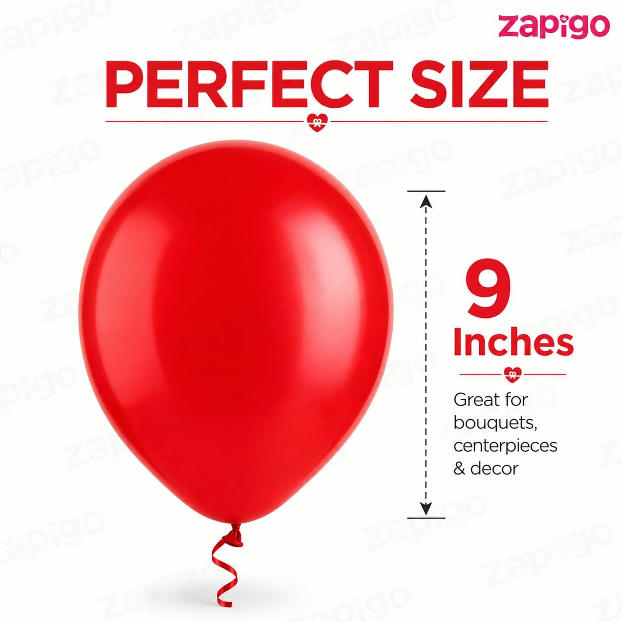 Balloonistics 10 Inch (Pack Of 50) Balloons for Birthday Decoration, Decoration for Weddings, Engagement, Baby Shower, 1st Birthday, Anniversary Party, Birthday Party supplies (Red) thumbnail 3