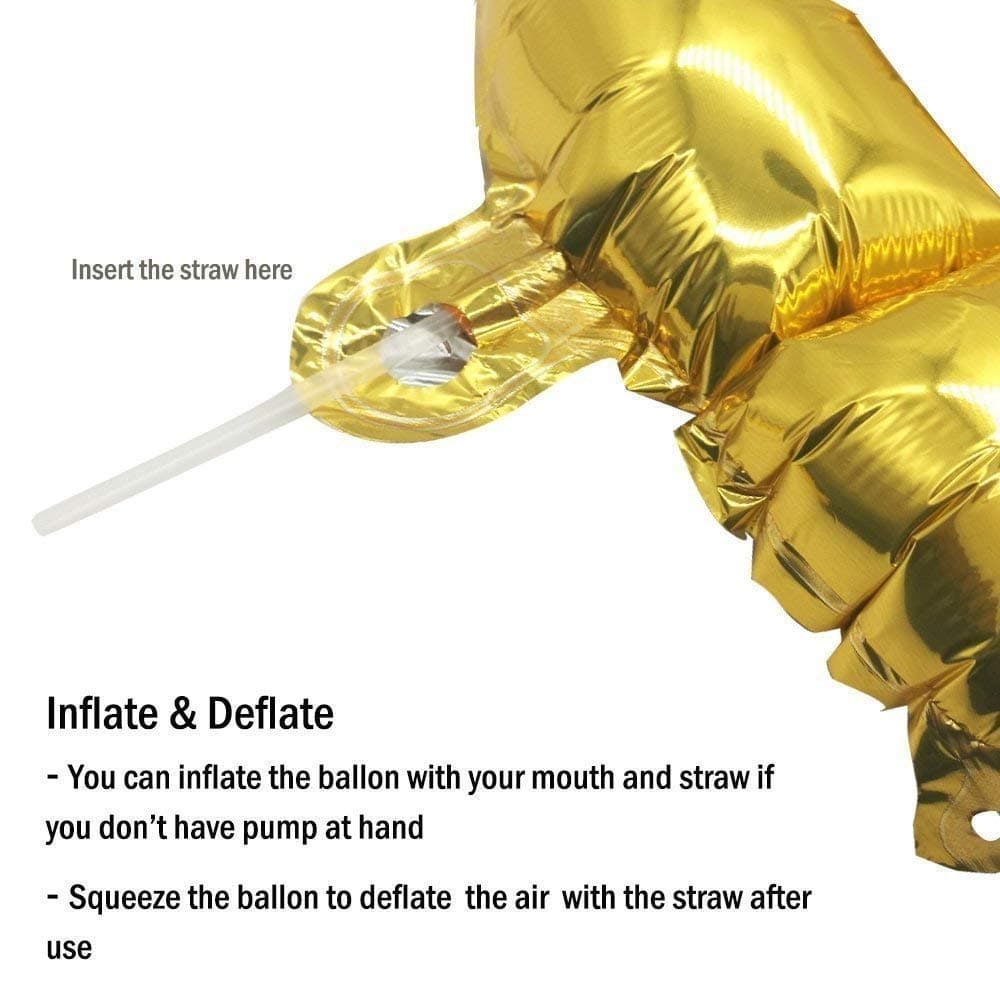 Balloonistics Happy Anniversary Printed Gold Round Foil Balloon – Anniversary Party Decoration Balloon (18 Inches, Pack of 1) thumbnail 4