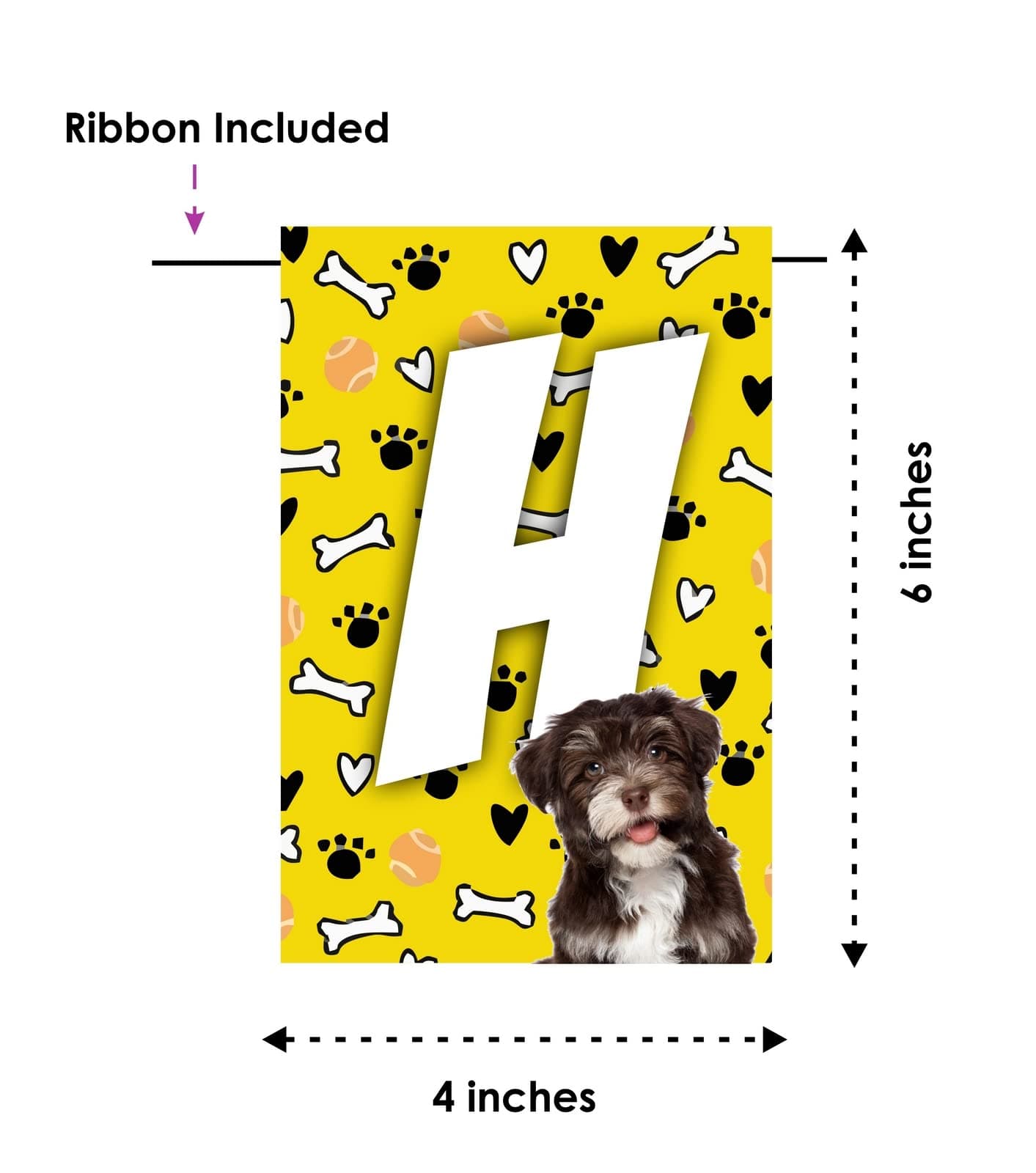 Balloonistics Dog Theme Happy Birthday Banner - Puppy & Paw Print Cardstock Bunting for Kids and Pet Birthdays - Let’s Paw-ty & Doggy Theme Party Supplies, Animal Lover Backdrop thumbnail 6