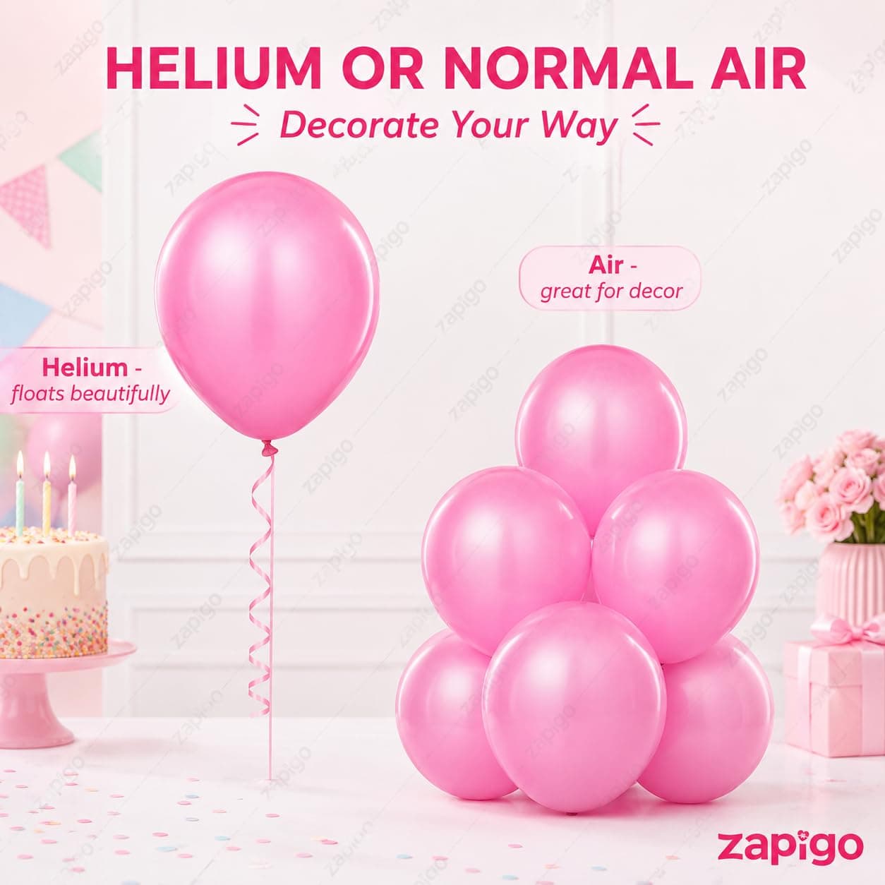 Balloonistics 25-Pack Light Pink Latex Balloons – Solid Colour Balloons for Girls Birthday, Baby Shower, Bridal Shower & Soft Feminine Party Decoration thumbnail 4