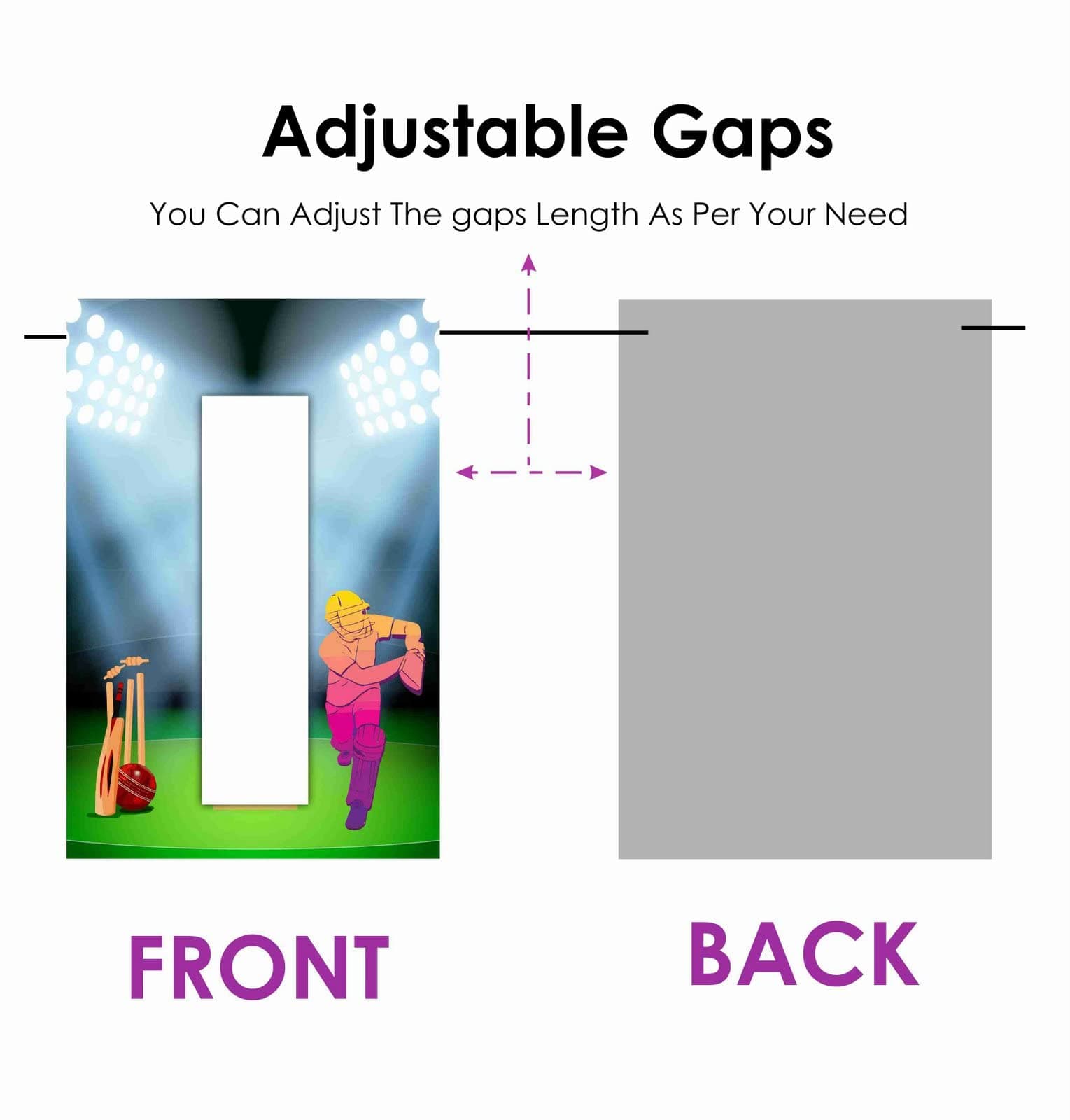 Balloonistics Cricket Theme Happy Birthday Banner Premium Cardstock Decoration Backdrop for Sporty Cricket Theme Party Supplies (Happy Birthday Banner) thumbnail 4