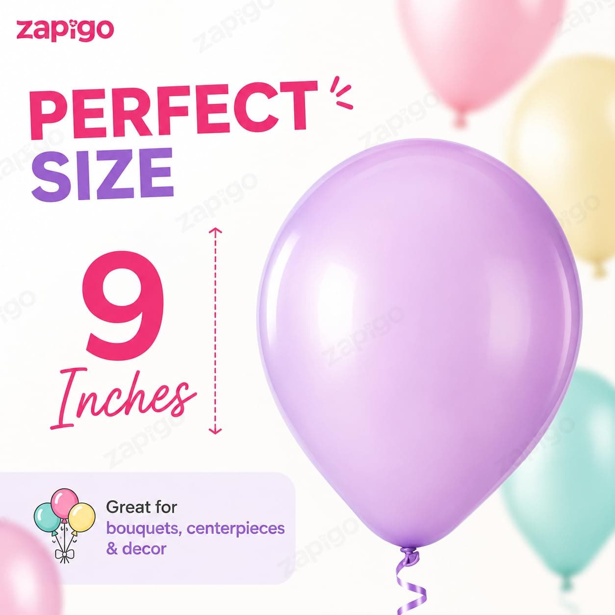 Balloonistics 25-Pack Pastel Multicolour Latex Balloons – Soft Matte Assorted Balloons for Baby Shower, Kids Birthday, Boho & Dreamy Party Decoration thumbnail 3
