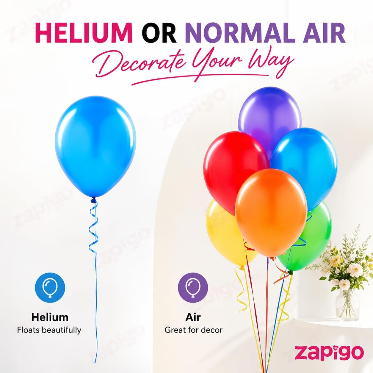 Balloonistics 25-Pack Multicolour Latex Balloons – Assorted Solid Colour Balloons for Kids Birthday, Baby Shower & Colourful Party Decoration thumbnail 4