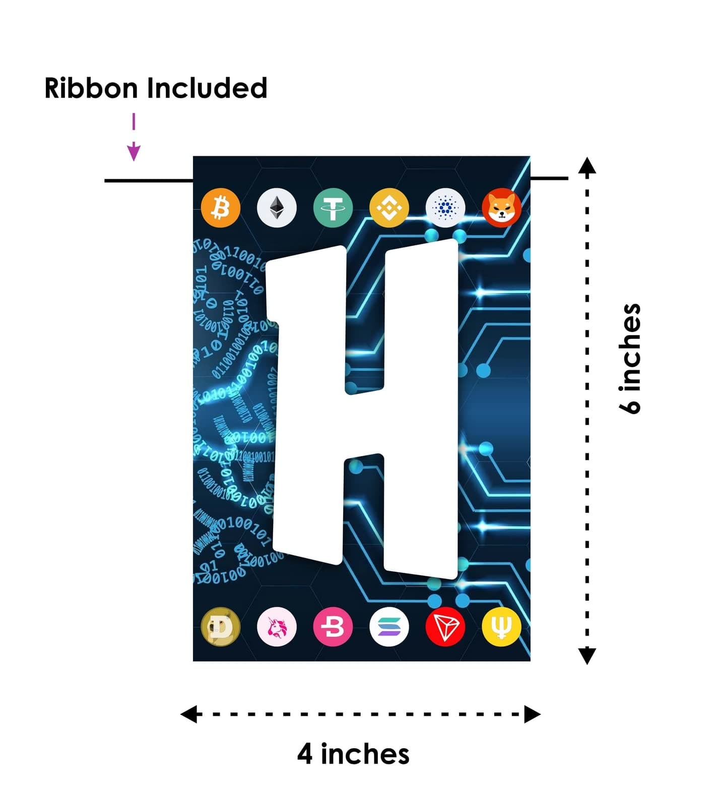 Balloonistics Crypto Theme Happy Birthday Banner - Bitcoin & Blockchain Cardstock Bunting for Cryptocurrency Enthusiasts - To The Moon & Digital Currency Party Decorations, Future Trillionaire Backdrop thumbnail 6