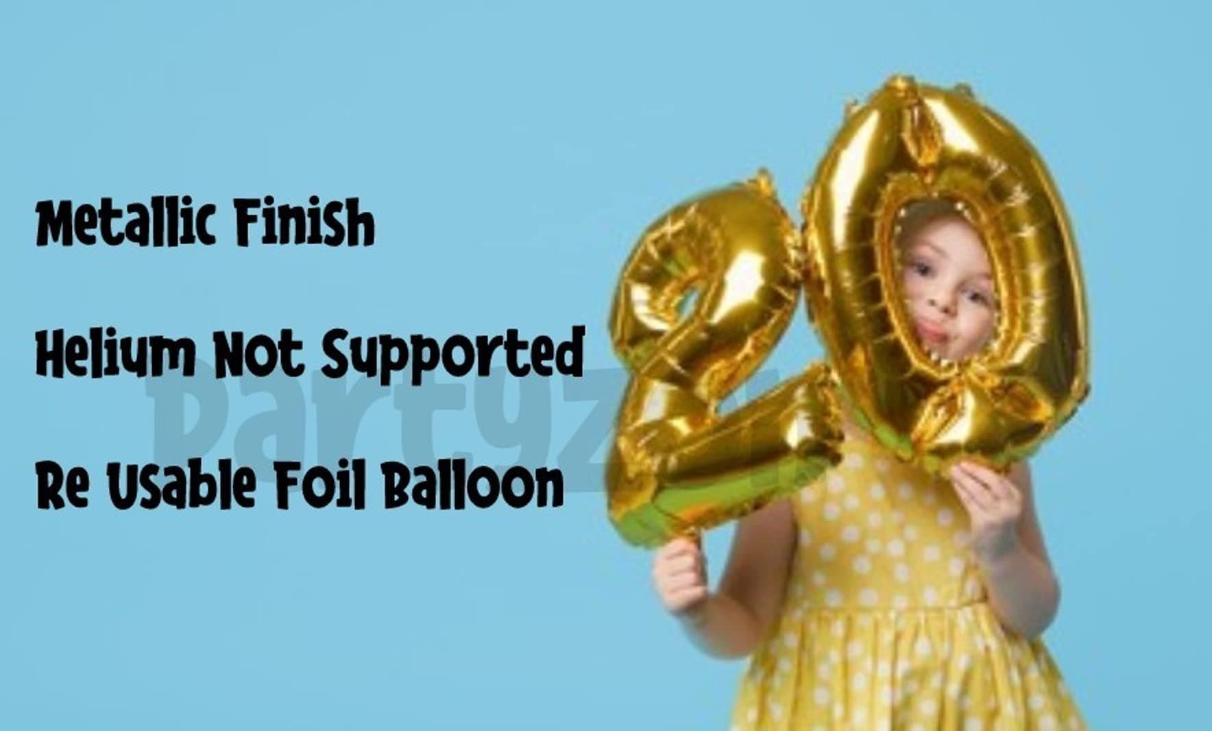 Balloonistics Gold Foil Number 73 Balloon – 16 Inch Golden Foil Number for Custom Age, Year & Phrase Party Decoration (Number 73) thumbnail 6