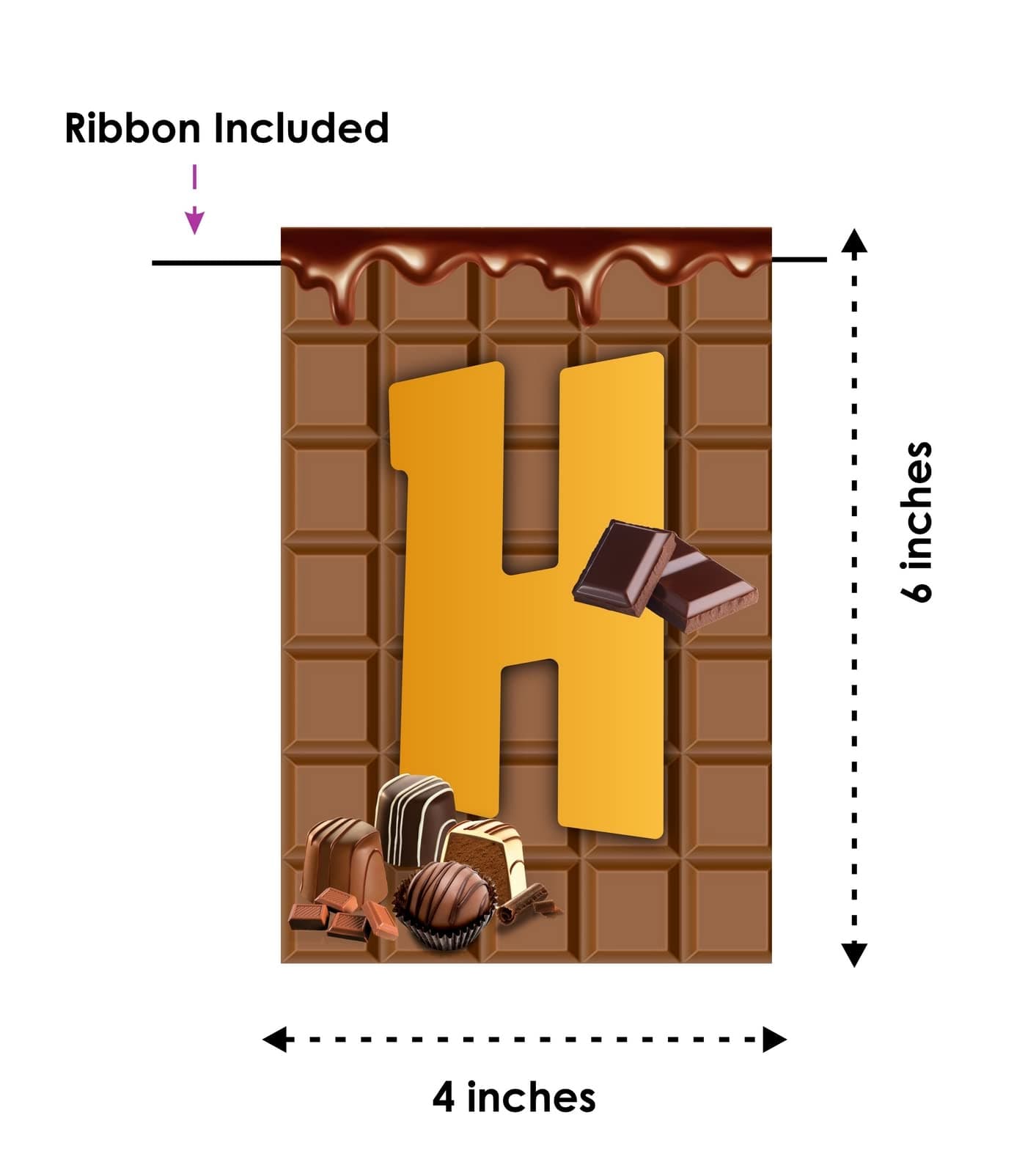 Balloonistics Chocolate Theme Happy Birthday Banner - Sweet Treats & Cocoa Cardstock Bunting for Kids and Adults - Candy Shop & Choco-Lover Party Supplies, Brown & Gold Backdrop thumbnail 6