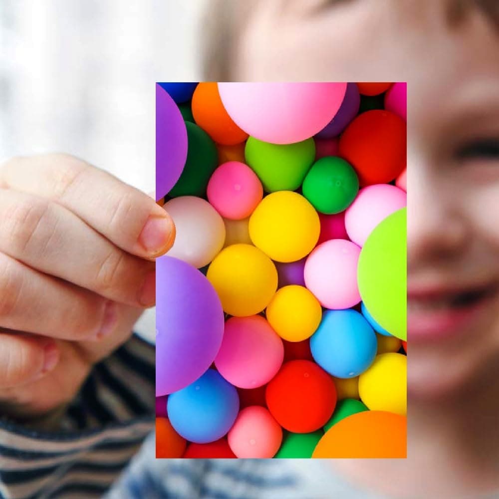 Balloonistics Colorful Balloon Birthday Invitation Cards - Pack of 10 Premium Double-Sided Cardstock Invites with Envelopes - Vibrant Rainbow Theme Party Announcements for Kids & Adults (Invite Cards - Pack of 10) thumbnail 2