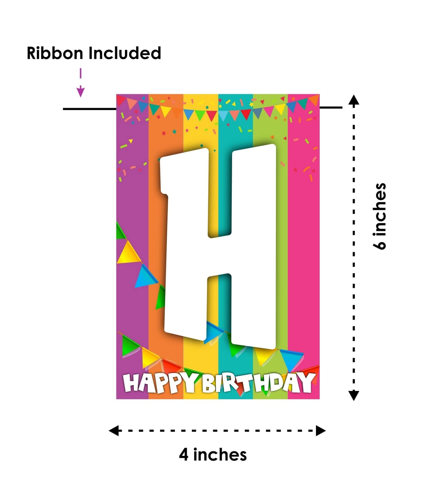 Balloonistics HBD Dancer Happy Birthday Banner - Vibrant Rainbow & Bunting Cardstock Bunting - Dance Studio, Recital & Performer Decorations, "Happy Birthday Dancer" Backdrop thumbnail 5