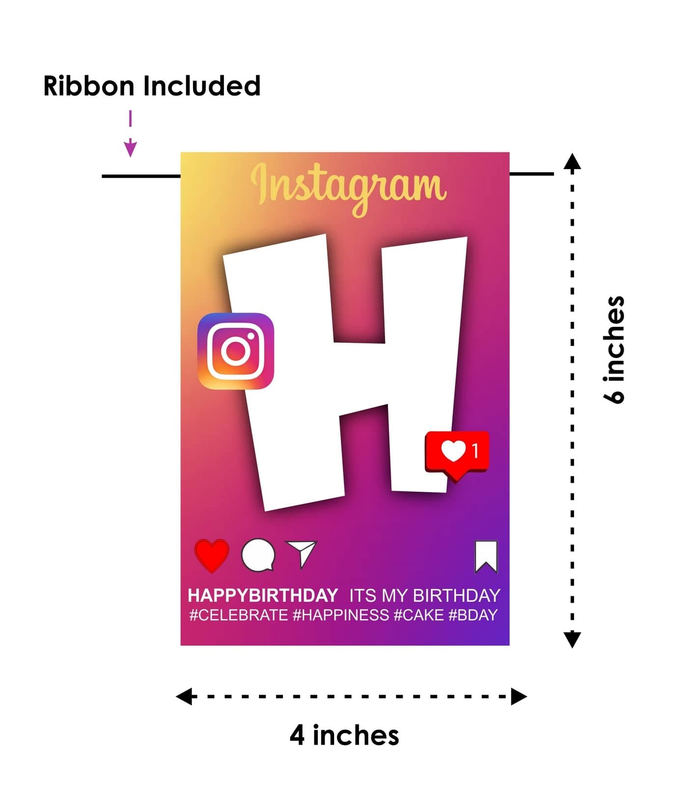 Balloonistics Insta King Theme Happy Birthday Banner - Royal Blue & Gold Social Media Inspired Cardstock Bunting - Premium Birthday Decoration Backdrop for Boys, Teens & Men (HBD Insta King Banner) thumbnail 5
