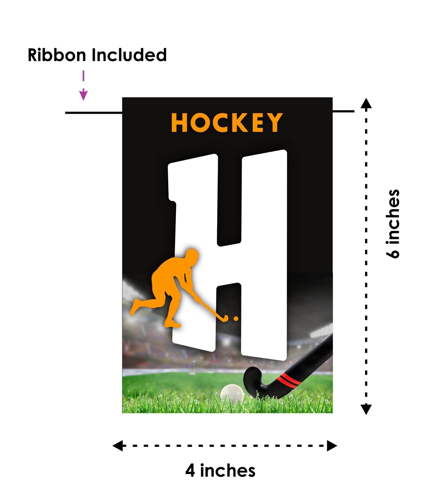 Balloonistics Hockey Theme Happy Birthday Banner - Ice & Field Hockey Cardstock Bunting for Kids and Adults - Slapshot & Game Day Party Supplies, Sports Theme Backdrop Decor thumbnail 6