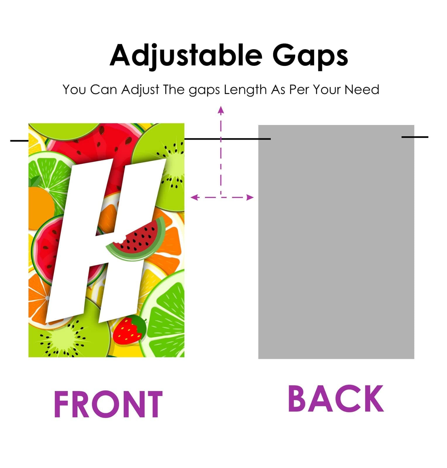 Balloonistics Fruit Theme Happy Birthday Banner - Premium Cardstock "Tutti Frutti" Bunting - Vibrant Summer Berry & Citrus Backdrop for Kids & "One-in-a-Melon" Parties - Includes Ribbon (Happy Birthday Banner) thumbnail 4