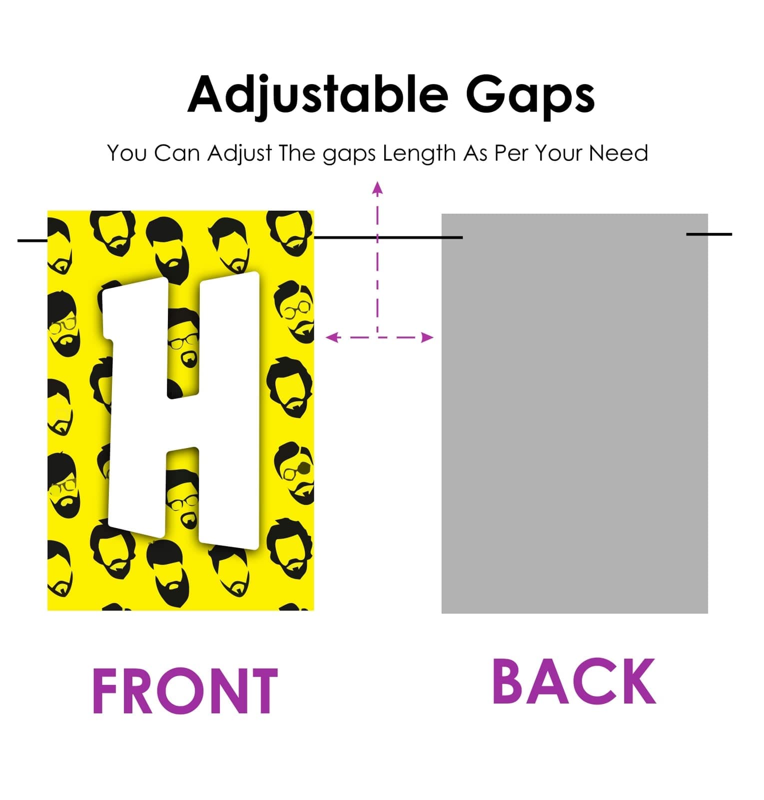 Balloonistics Beard Theme Happy Birthday Banner - Little Man & Lumberjack Cardstock Bunting for Boys and Mens Birthday Decorations - Grooming & Mustache Theme Party Supplies, Backdrop Decor thumbnail 4