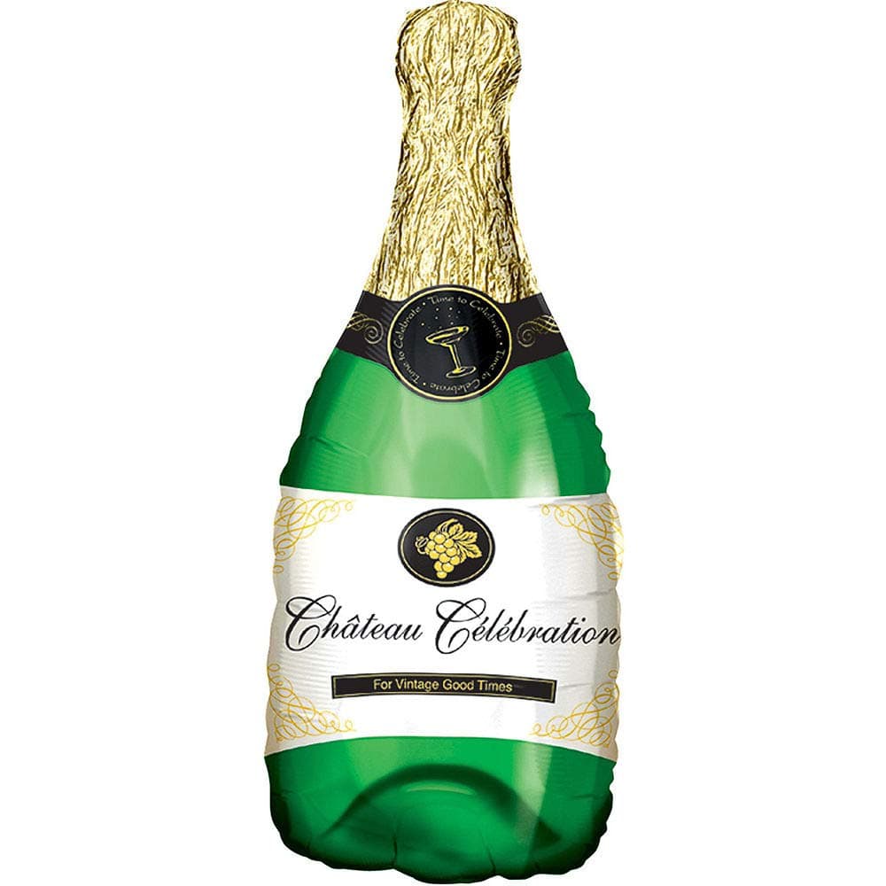 Balloonistics Champagne Bottle Foil Balloon Kit - New Year, Anniversary & Celebration Party Decoration thumbnail 2