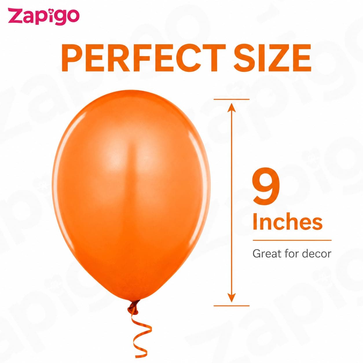 Balloonistics 25-Pack Orange Latex Balloons – Solid Colour Balloons for Birthday, Halloween, Tropical Theme & Cheerful Party Decoration thumbnail 3