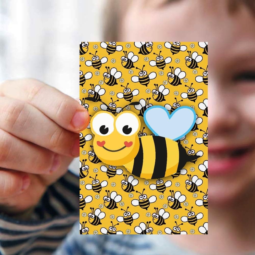 Balloonistics Honey Bee Birthday Invitation Cards Premium Double-Sided Cardstock Honey Bee Theme Party Invites for Kids Birthdays (Invite Cards - Pack of 10) thumbnail 2