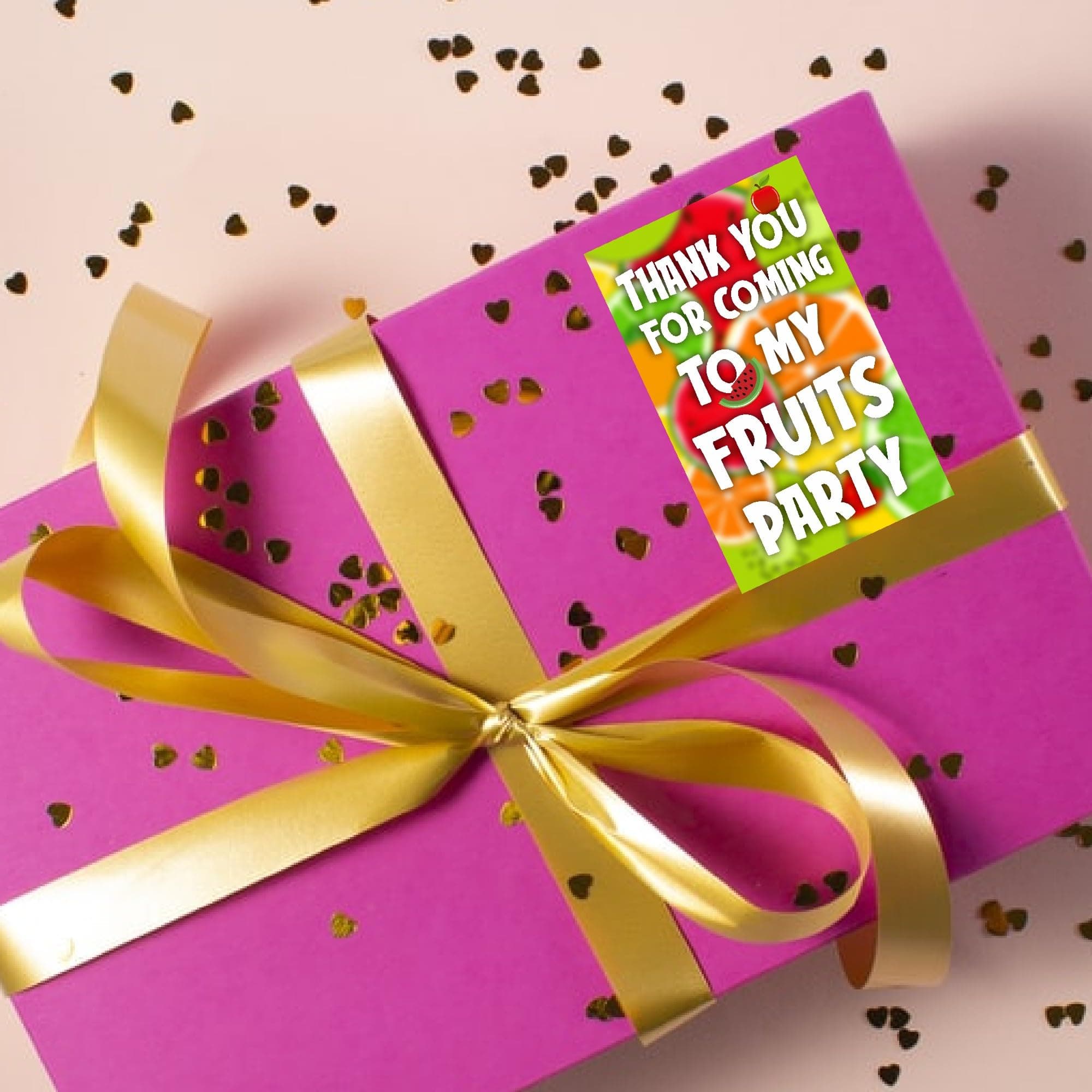Balloonistics Fruit Theme Thank You Cards - Sweet "Tutti Frutti" Birthday Note Cards for Return Gifts & Party Favors - Premium Cardstock Stationery with Writeable Back - Summer Berry & Citrus Party Supplies (Thank you Cards - Pack of 20) thumbnail 7