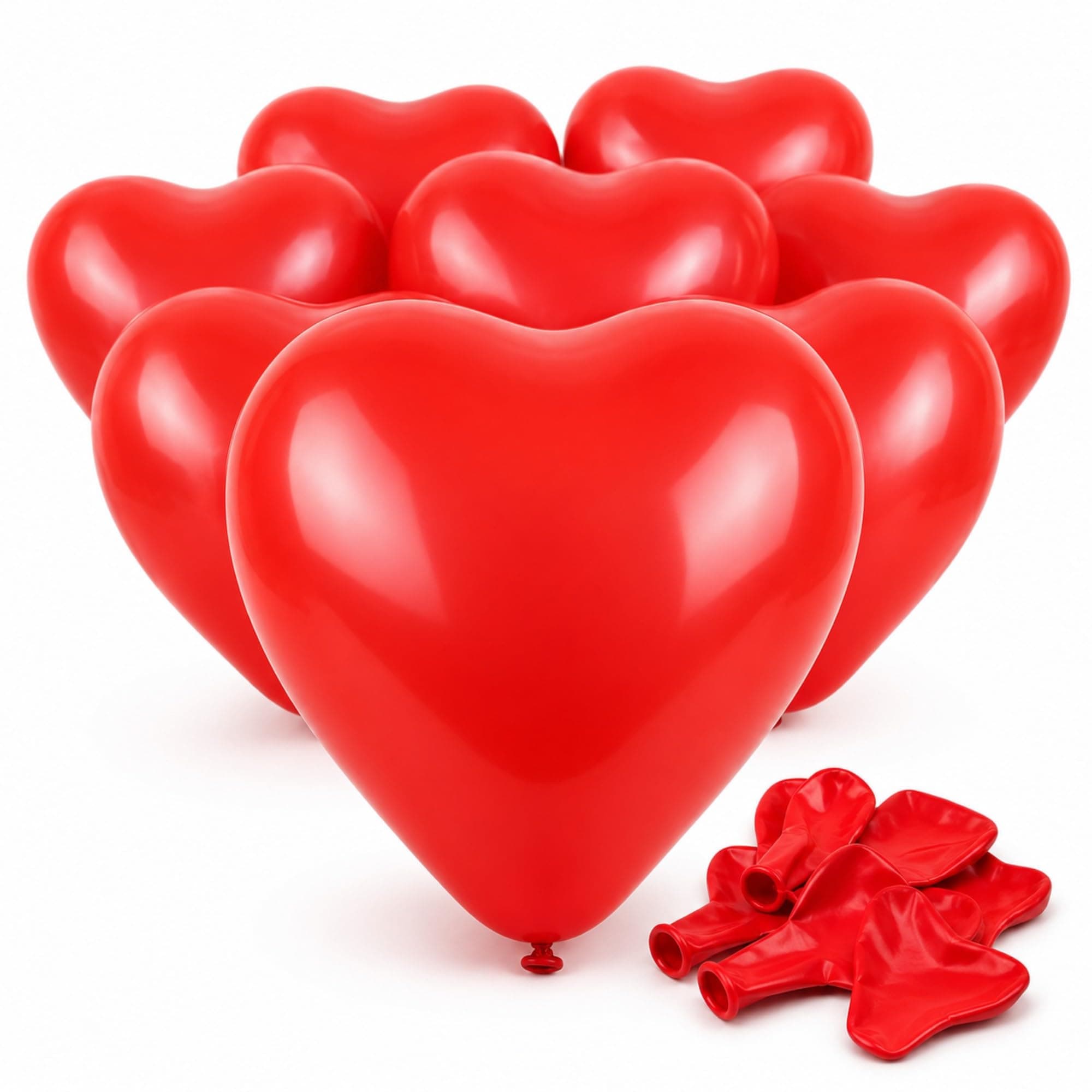 Balloonistics Red Latex Balloons – Pack of 50 Party Balloons for Birthday, Wedding & Celebration Decorations thumbnail 1