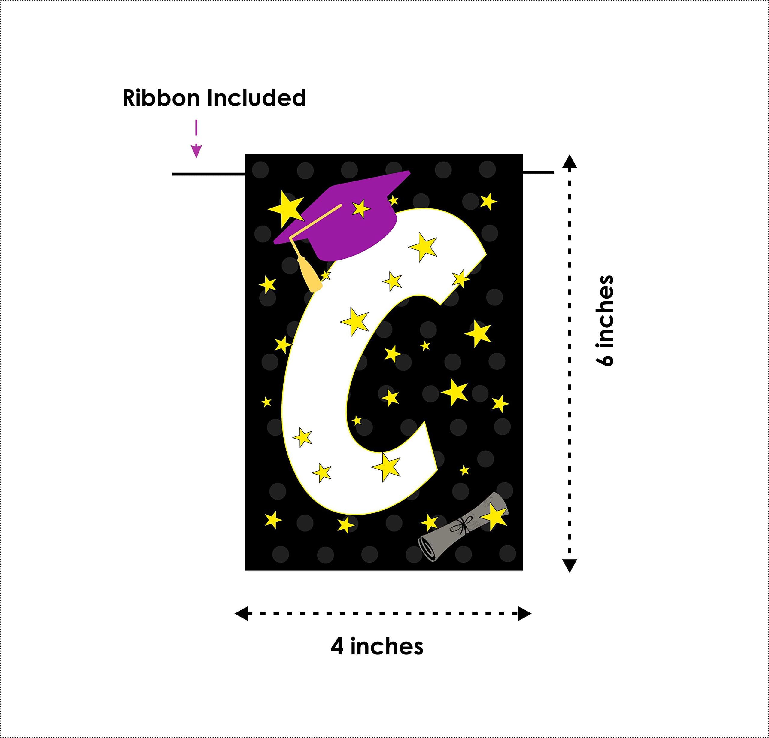 Balloonistics Congrats Graduate Banner – Black & Gold Graduation Bunting – Premium Cardstock Party Decoration for High School, College & University Graduation Celebrations thumbnail 5