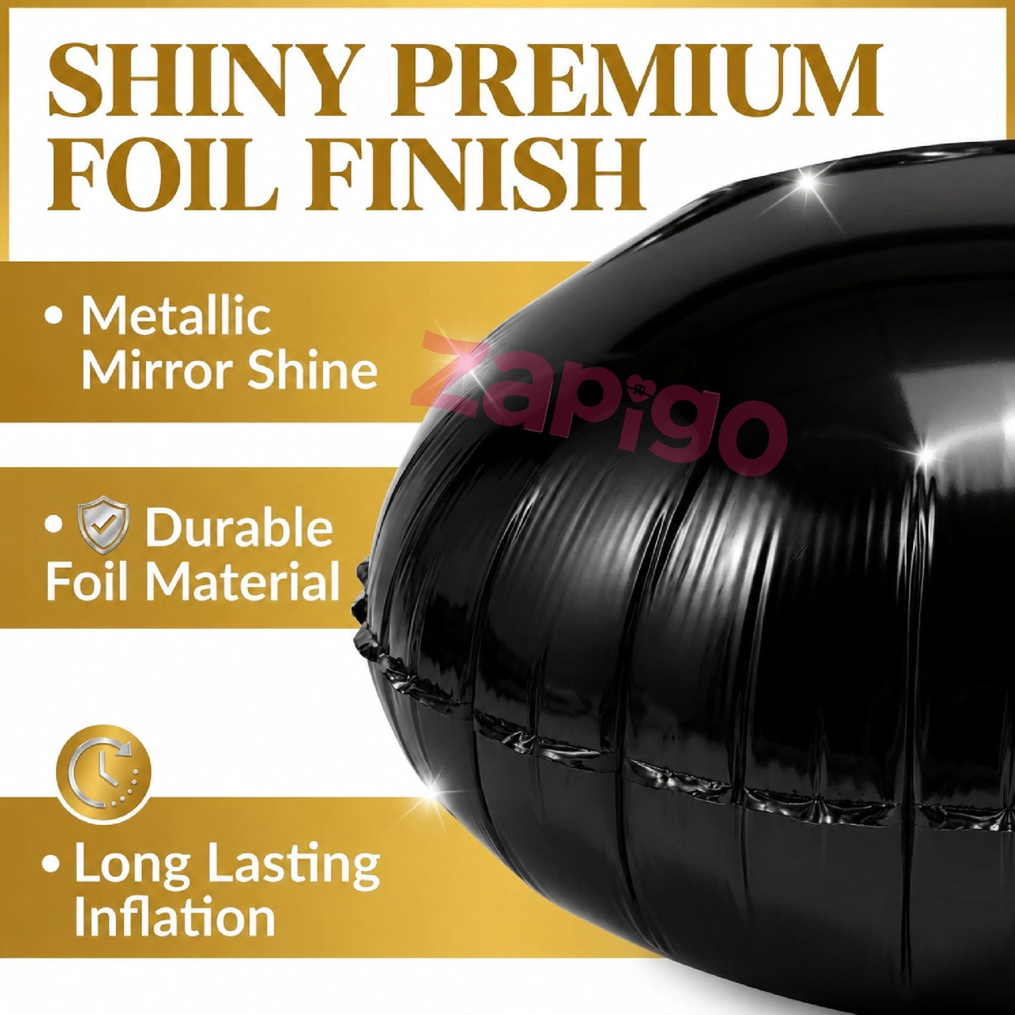 Balloonistics Black Number 6 Foil Balloon – 40-Inch Large Jumbo Number Balloon for 6th Birthday, 60th Anniversary & Party Decorations (Black, Number 6) thumbnail 4