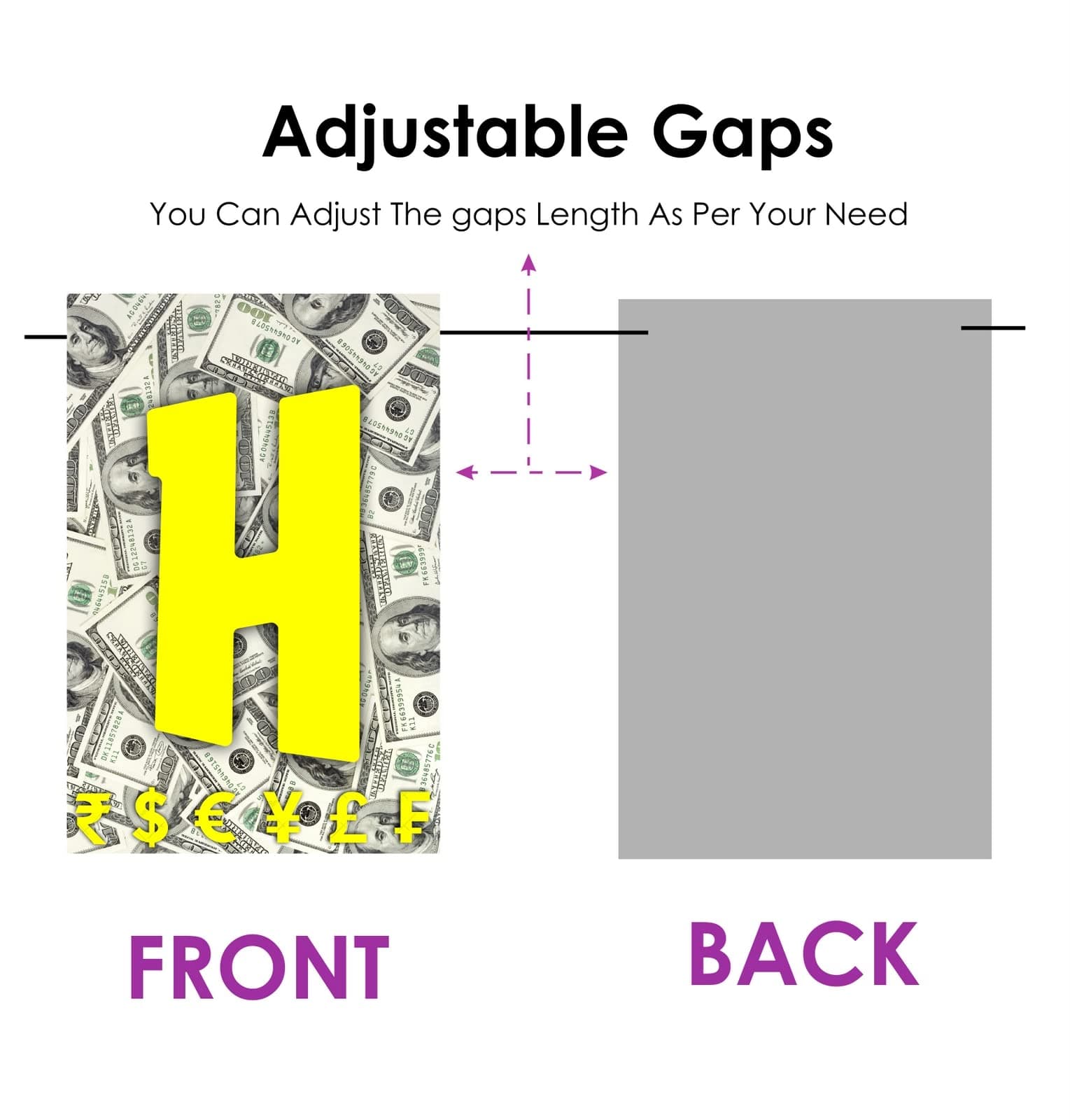 Balloonistics Money Theme Happy Birthday Banner - Cash, Currency & "Making Bank" Cardstock Bunting for All Ages - Casino, Millionaire & Wealth Themed Party Decorations, Rich Vibes Backdrop thumbnail 3